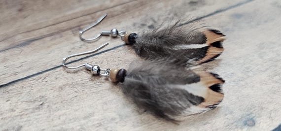 Feather earrings