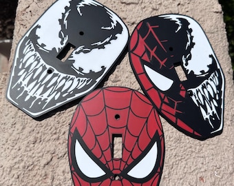 Spider-Man Venom Light Switch Cover Plate | Comic Fan Decor