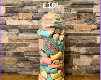 Marshmallow Madness Jar | Marshmallow | Party gift | Birthday Party| Pick and Mix|