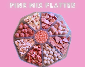 Pretty in Pink Sweet Sharing Platter - Birthday Party - Hen do - Baby Shower - Gender Reveal - Pick and Mix.