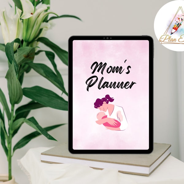 Mom’s Planner, homemaker, mom digital planner, household planner, life organizer, busy mom, stay at home mom, mom organization