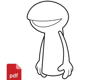 The Melonhead Puppet Pattern: Build a Wide Head Hand Puppet (PDF)