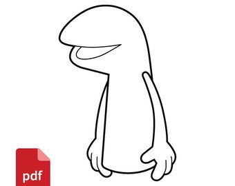 The Glorified Sock Puppet Pattern: Build a Simple Hand Puppet w/Style (PDF)