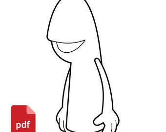 The Pinhead Puppet Pattern: Build a Pointy Head Hand Puppet (PDF)