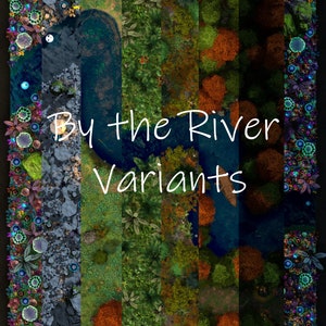 By the River, DnD Battle Map, D&D, Battle Map, Dungeons and Dragons, 5e, Fantasy Grounds, Foundry, Roll20, VTT, digitale kaart, DnD-kaarten