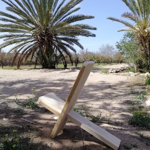 Viking chair- Handcrafted Viking Chair - African Style Campfire and Relaxation and Comfort Chair - 100% Rustic Red or Walnut Wood - Handmade