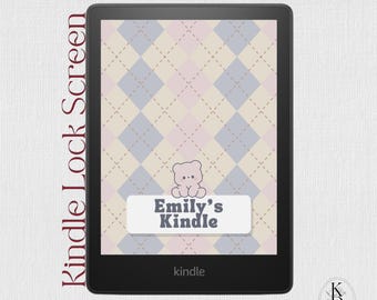 Kindle Lock Screen: Custom Name (Digital Download)