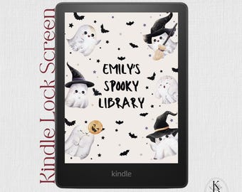 Kindle Lock Screen: Personalized Spooky Halloween (Digital Download)