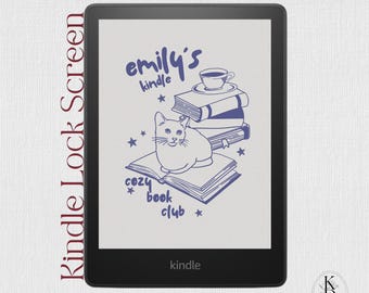 Custom Kindle Lock Screen Wallpaper (Digital Download)