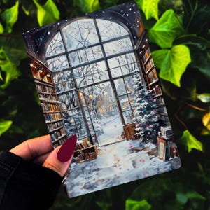 Insertion Kindle de la librairie de Noël : scène des Fêtes d&#39;hiver (téléchargement numérique)