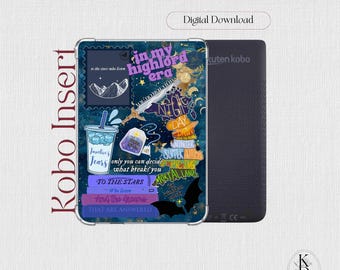 Kobo Clara Insert: ACOTAR-Inspired (Printable Digital Download)