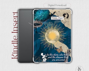 ACOTAR Kindle Insert: Night Court, Velaris, Stars Theme (Digital Download)