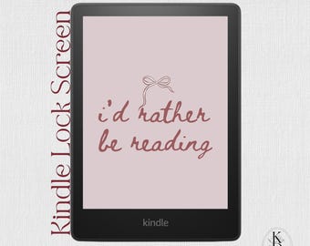 Kindle Lock Screen: Pink Coquette Style (EPUB Digital Download)