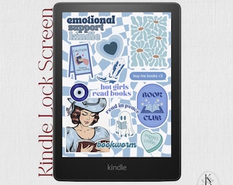 Kindle Lock Screen: Emotional Support Kindle (EPUB Digital Download)