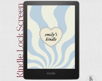 Kindle Lock Screen Personalized Design (EPUB Digital Download)