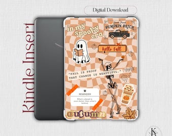 Kindle Einlage: Halloween kariert (Digitaler Download)