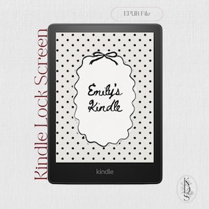 Kindle Lock Screen: Custom Coquette Design (Digital Download)