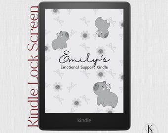 Kindle Lock Screen: Custom Name Design (Digital Download)