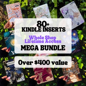 Ensemble d'encarts Kindle TOUTE LA BOUTIQUE | Insertions Kindle imprimables | Quatrième Escadre, ACOTAR | Paperwhite, Basic, Oasis, Scribe, Colorsoft, Kobo, Boox