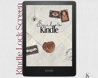 Kindle Lock Screen: Personalized Halloween Theme (Digital Download)