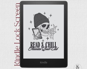 Kindle Lock Screen: Spooky Halloween Book Club (Digital Download)