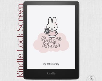Kindle Lock Screen: Miffy-Inspired Personalized Design (EPUB Digital Download)