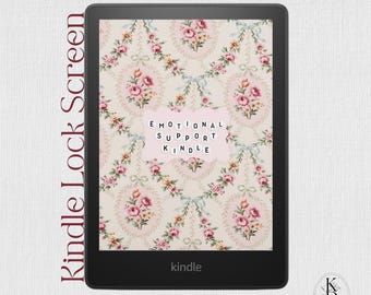 Kindle Lock Screen: Emotional Support Kindle (EPUB Digital Download)