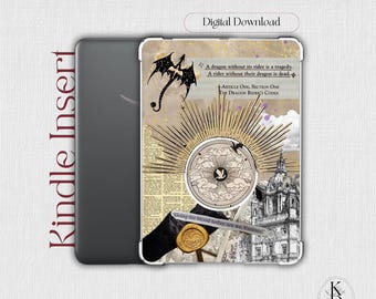 Kindle-inzetstuk: vierde vleugel (afdrukbare digitale download)