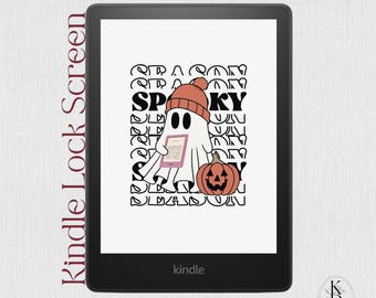 Kindle Lock Screen: Halloween Ghost (EPUB Digital Download)