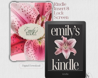 Kindle Insert and Lock Screen Matching Pair (Digital Download)