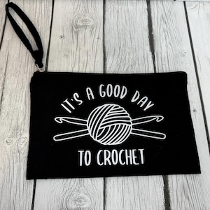 Crochet storage bag, crochet tool bag, crochet bag, crochet project bag, yarn tote bag, crochet hook bag, crochet storage, crochet tools
