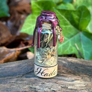 Hades Spell Jar | Greek Mythology | Witchcraft Altar Magic Decor | Wiccan Pagan Tools | Intention & Ritual