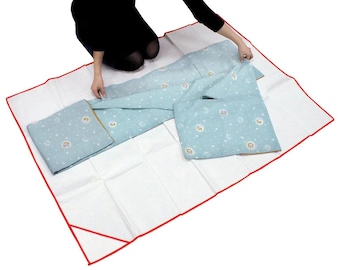 Japanese Kimono Dressing Mat – Portable Folding Sheet, Travel Accessory