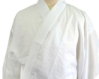 Japanese Men's Cotton Han Juban Kimono Undershirt: Traditional Japanese Innerwear (M, L, XL)
