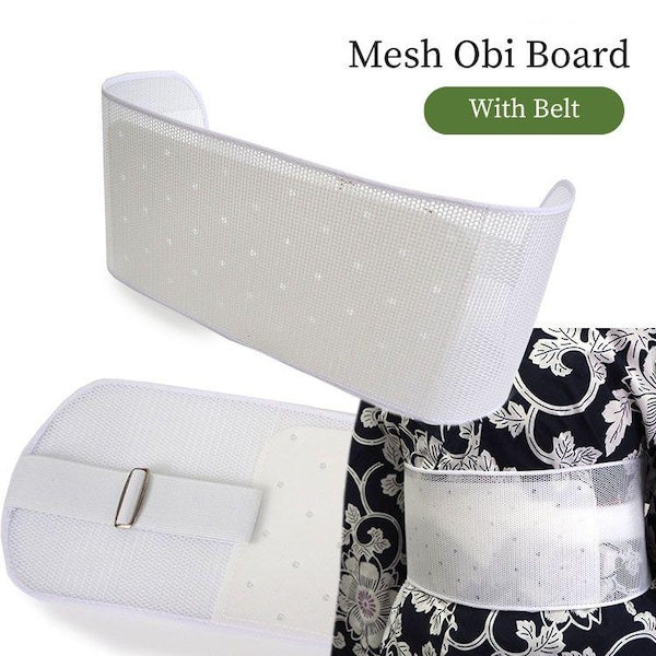 Tablero de obi de malla japonesa para mujer con cinturón para kimono y yukata tradicionales