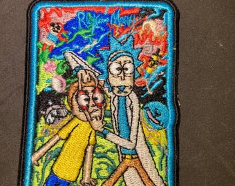 Rick and Morty Embroidered Patch