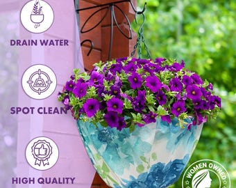 Summer Decor - Hanging Basket/flowerpot Cover