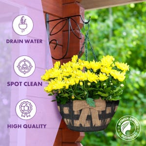 Hanging Basket/Flowerpot Cover Jacket - Home Decor