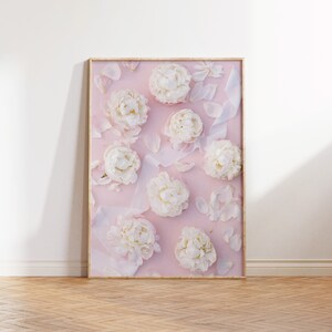 Pink Floral Wall Art, Luxe Flower Print, Floral Fine Art Print, Flower Print, Home Decor, Wall Decor, Wall Art, Gift for Mom, Gift for Her