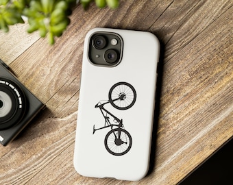 Tufft mobilskal med grafik för mountainbike