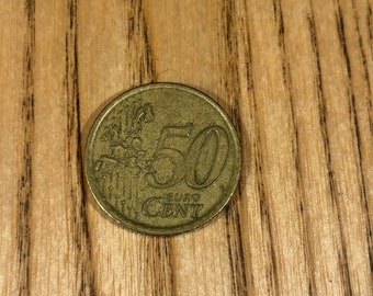 Rare 2000 Spanish 50 cents euro coin