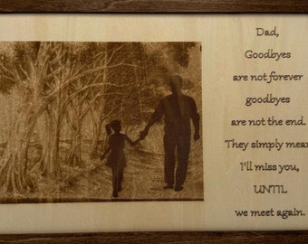 Father/Daughter Plaque for Father in Heaven