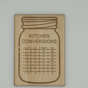 Kitchen Measuring Conversion Magnet