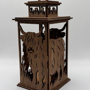 Highland Cow Lantern, Night light