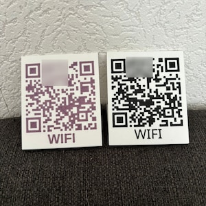 WLAN QR Code Aufsteller 3D Druck