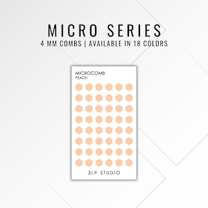 Micro Hexagon Planner Stickers | Clear Matte 4mm Tracking Dots for Hobonichi, Bullet Journal & Minimal Planning (48 Stickers)