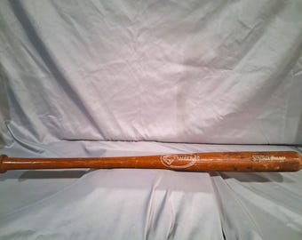 Mazza da softball in legno vintage anni '50 "4 Bagger" vincitrice del pennant – Modello 312 della Southern Associated Manufacturers.