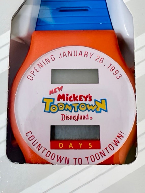 Rare 1993 Disneyland Countdown to Toontown Souveni