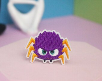 parche de araña espeluznante, hierro en parche, parche bordado, aplique, parche para chaqueta, parche para mochila