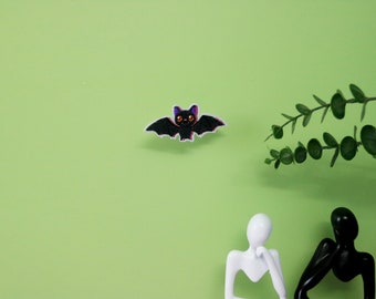 little tiny bat patch, iron on patch, embroidered patch, applique, patch for jacket, patch for backpack